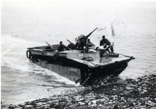 Liberation Route, The Netherlands - Battle of the Scheldt - Buffalo landing on the shore of Baarland © Liberation Museum Zeeland