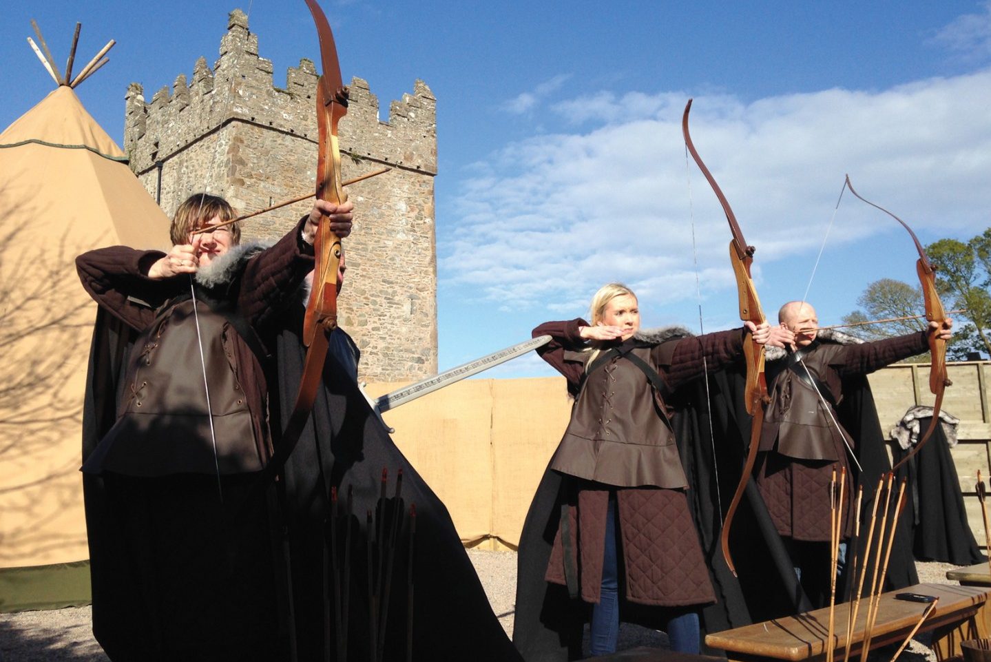 Game of Thrones Archery Experience at Winterfell Castle, Castle Ward