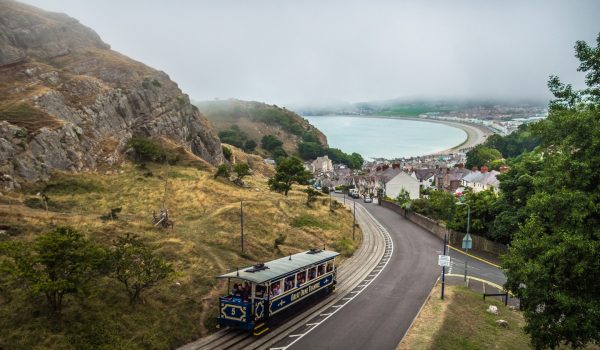 Llandudno, Wales - The Great Orme and Tram (WCP_GREAT ORME RAIL 3-1)