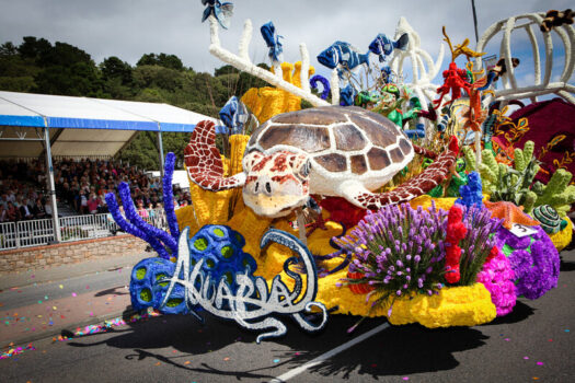 Battle of Flowers, Jersey, Channels Islands