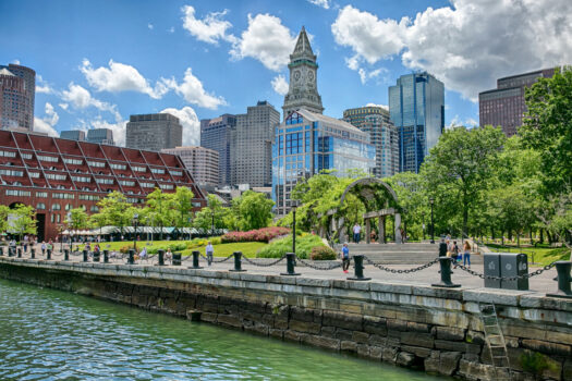 Boston, Massachusetts, New England, USA - Christopher Columbus Park