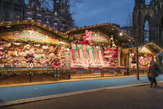 Edinburgh Castle and Christmas Market