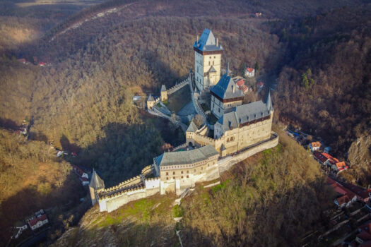 Exterior of Karlštejn Castle