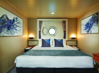 NCL Jade - Norwegian Cruise Line - Oceanview Porthole Cabin