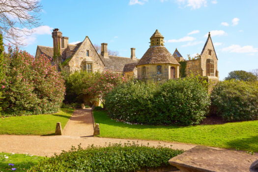 The romantic house and ruins at Nymans