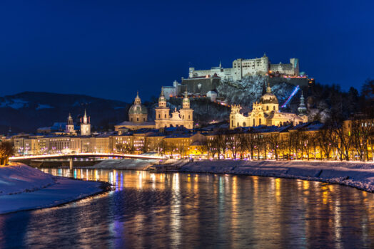 Austria, Salzburg, winter