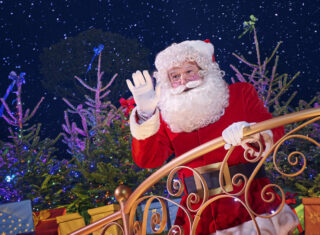 Santa at Disney's Enchanted Christmas 