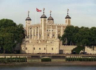 Tower of London, London - The White Tower from the south west