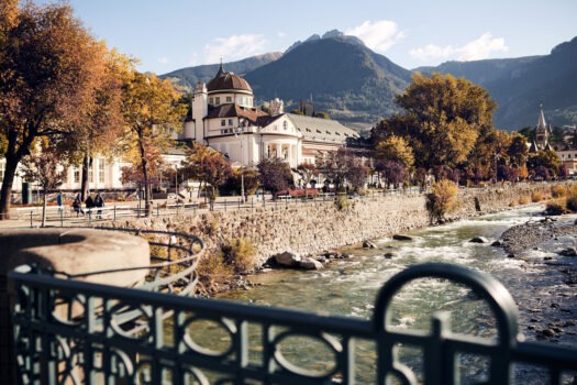 The Kurhaus in Merano in autumn