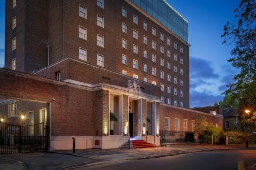 DoubleTree by Hilton London Greenwich, London - Hotel exterior at night