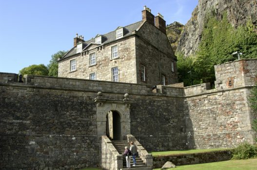 Dumbarton castle ©Historic Scotland