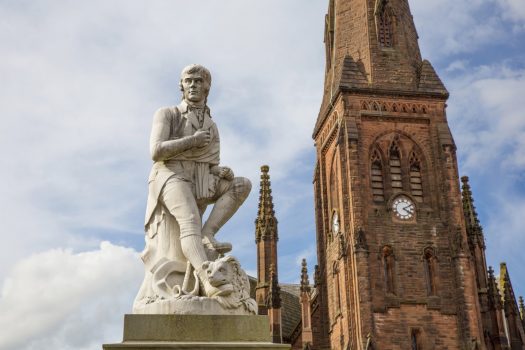 Dumfries, Scotland - The Statue Of Robert Burns stands in the centre of Dumfries © VisitScotland, Kenny Lam