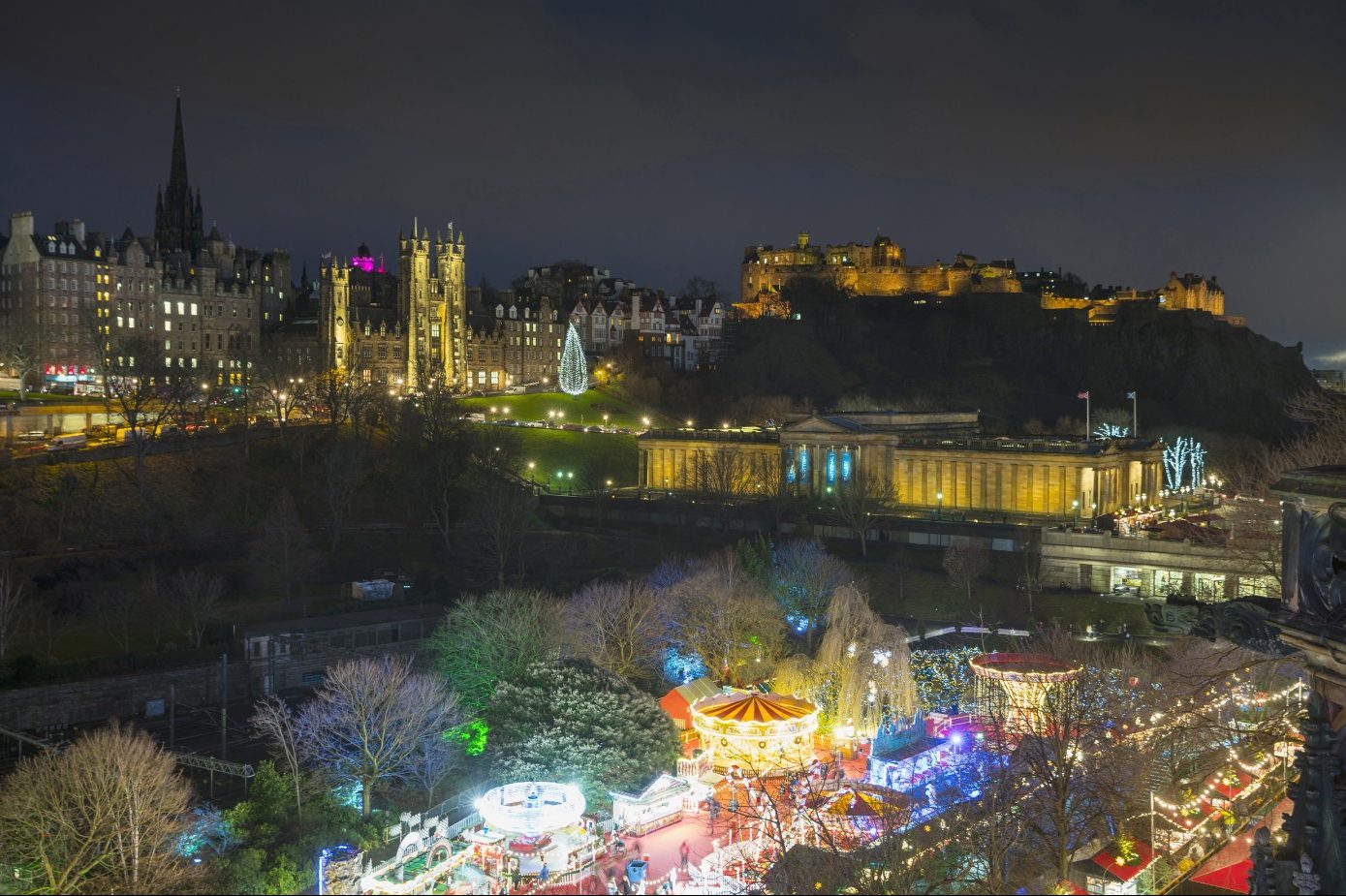 Edinburgh Christmas Market Group tour choice