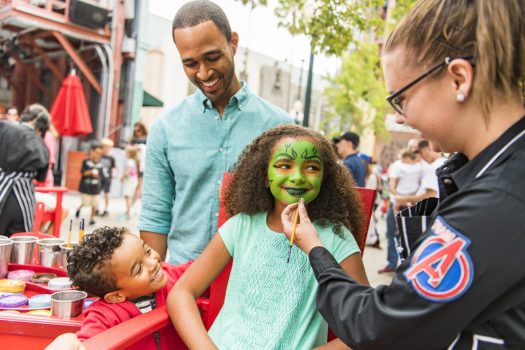 Face Painting during MARVEL Summer of Super Heroes ©Disneyland Paris