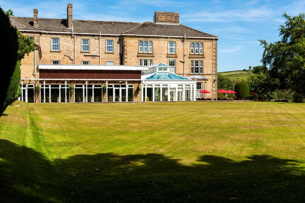 Gilsland Hall Hotel Cumbria Rear view and garden 2 NCN