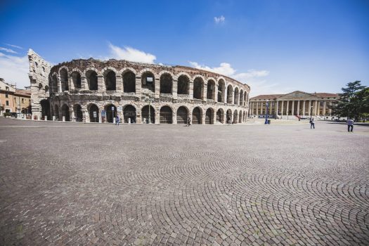 Verona, Italy - Arena and Palazzo Barbieri