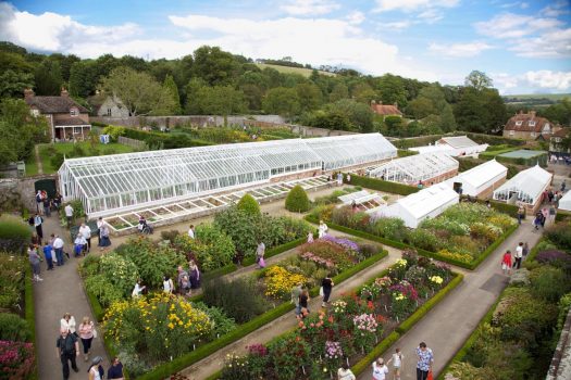 West Dean Gardens Victorian glasshouse in the walled garden ©West Dean Gardens